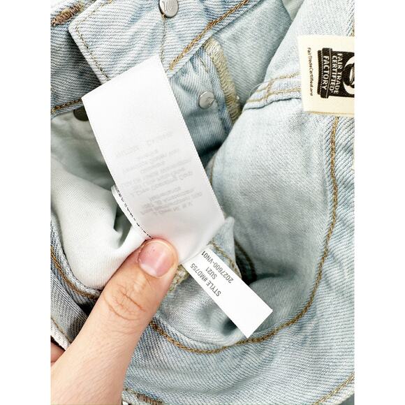 Madewell The Dadjean Short in Calaveros Wash Size 25 NWT - Picture 7 of 7